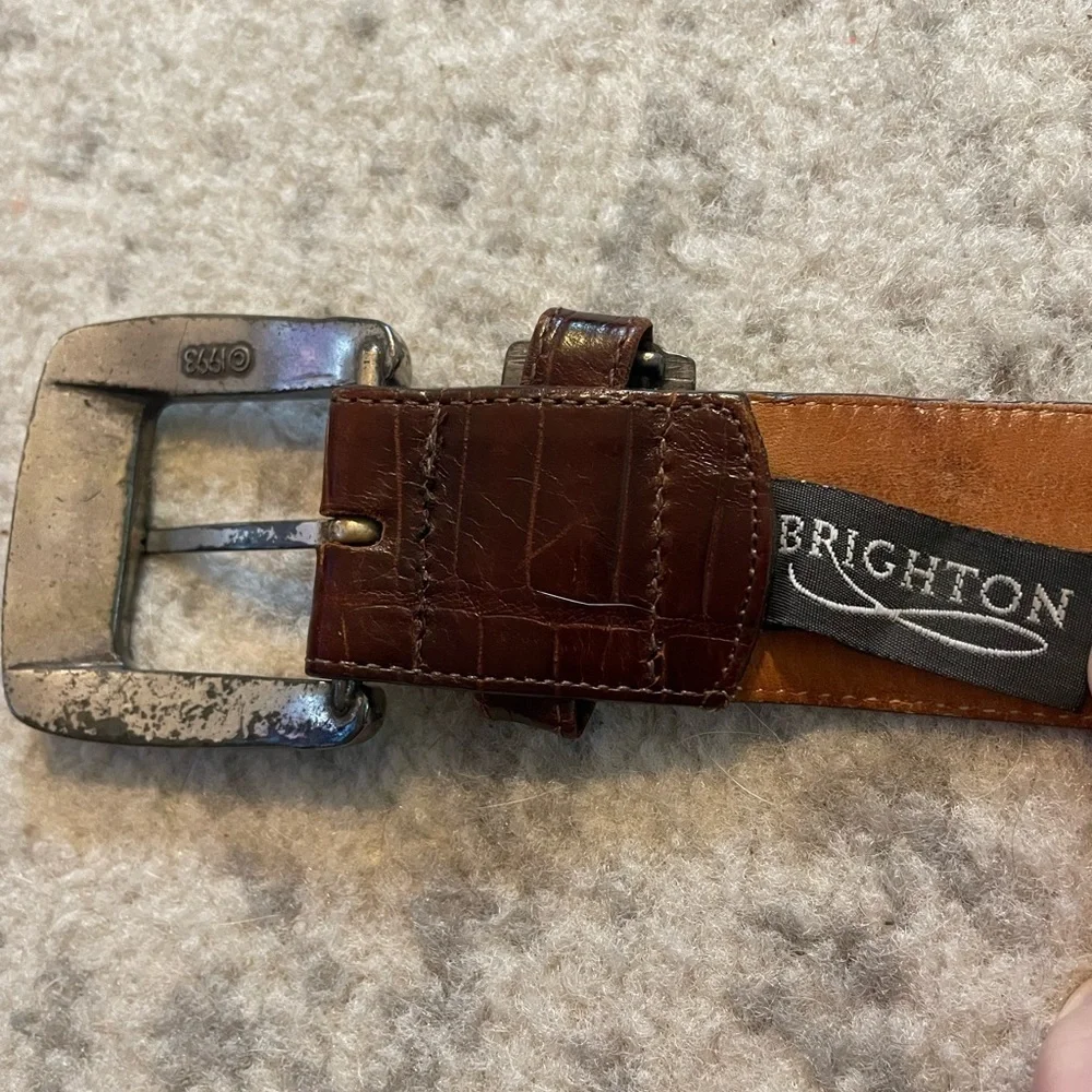 Brighton Belt Brown Well Loved but Still Good Condition